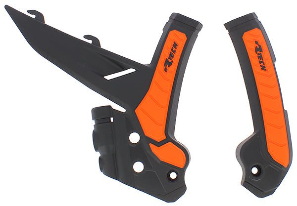 RTech GRIPPY Frame protection set KTM 2024+ Black/Orange
