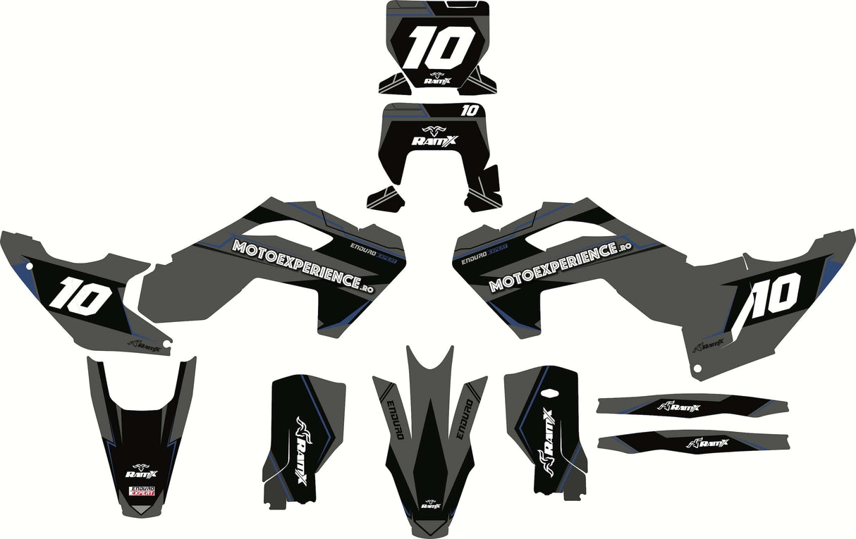 Black Stickers for HUSQVARNA 2024 2T/4T all models