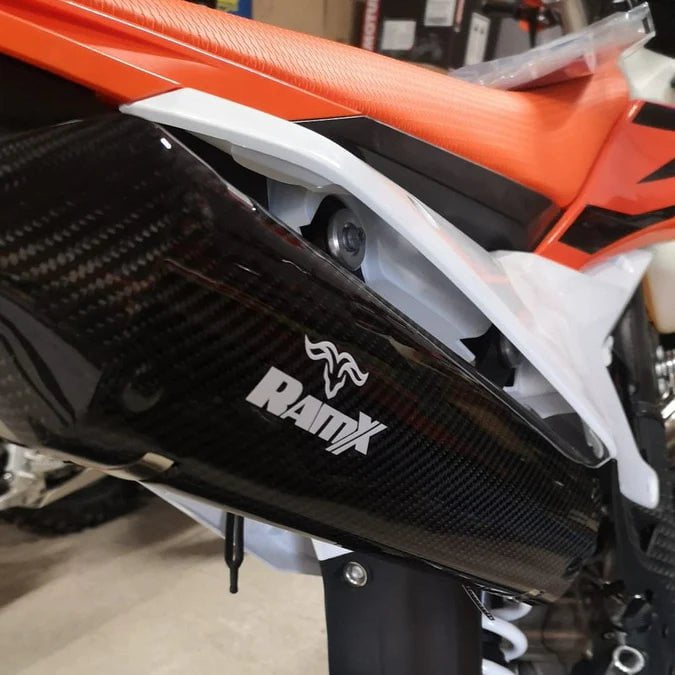 Bundle Front/Rear Pipe Carbon Fiber Protections 24-25 KTM/HUSQVARNA/GASGAS