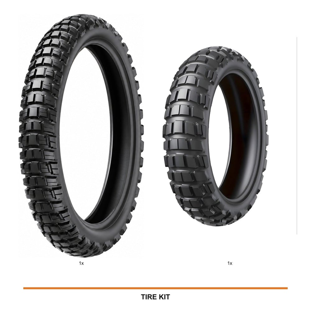 OBOR Front 90/90-21 + Rear 150/70-18 kit