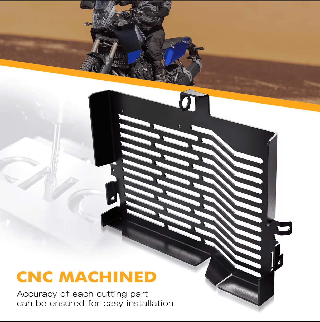 Motorcycle Radiator Grille Guard Cover For Yamaha Tenere 700 / XTZ700 2019-2023