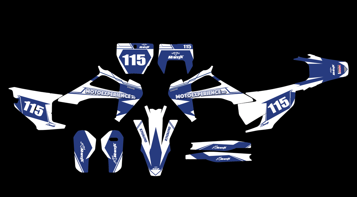 Stickers for HUSQVARNA 2020-2023 BLUE 2T/4T ENDURO/MX