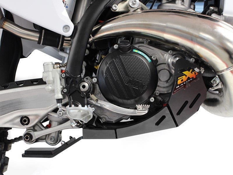 AXP Skid Plate 2024 KTM(MX)/HUSQVARNA/GASGAS with linkage guard, 2T - Black
