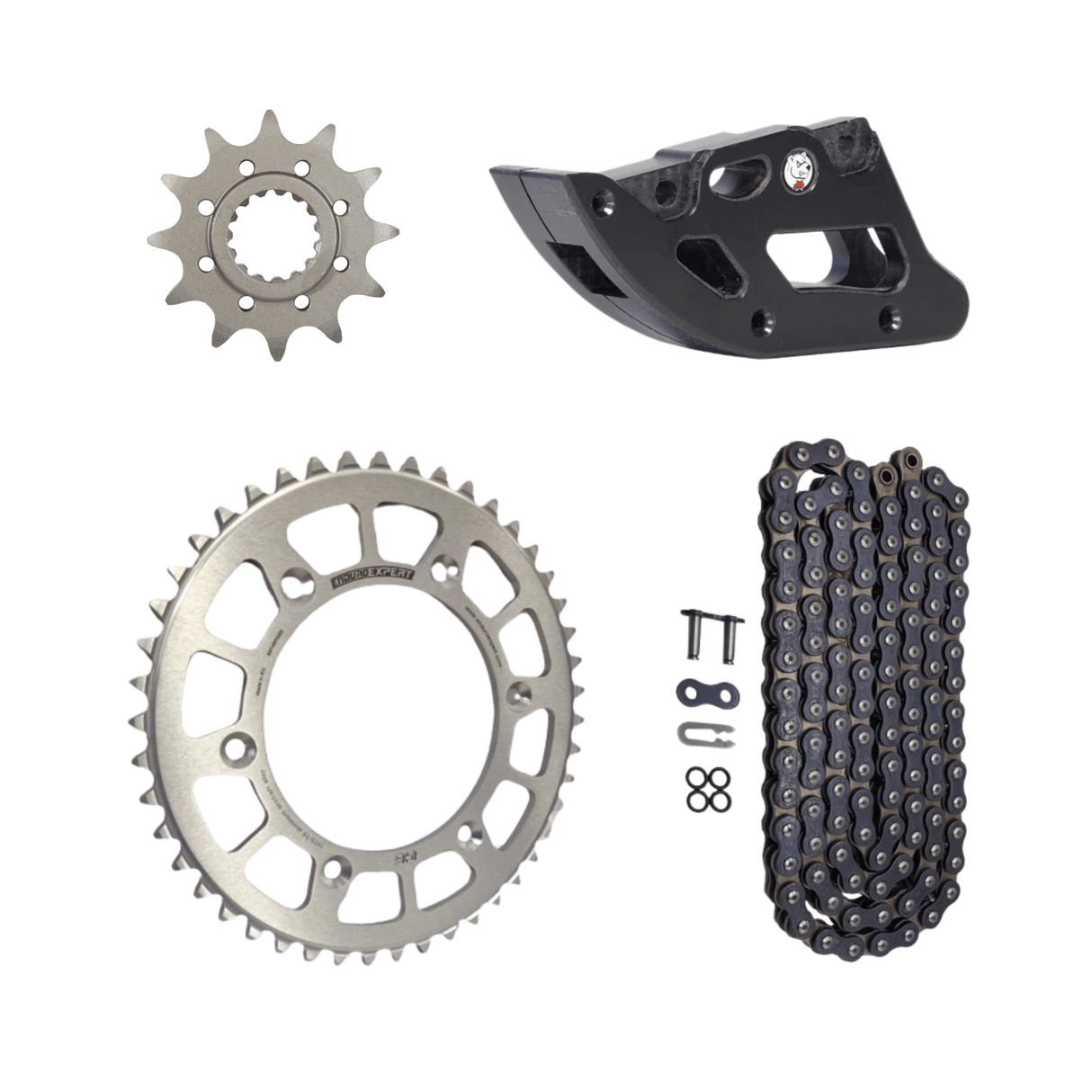 Chain Replacement Kit 12x45 with AXP Guide for 2024+ KTM/HUSQVARNA/GASGAS Enduro/MX