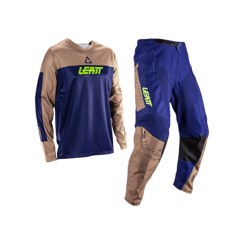 Costum Cross/Enduro LEATT 3.5 Brown, Maro/Albastru (2026)