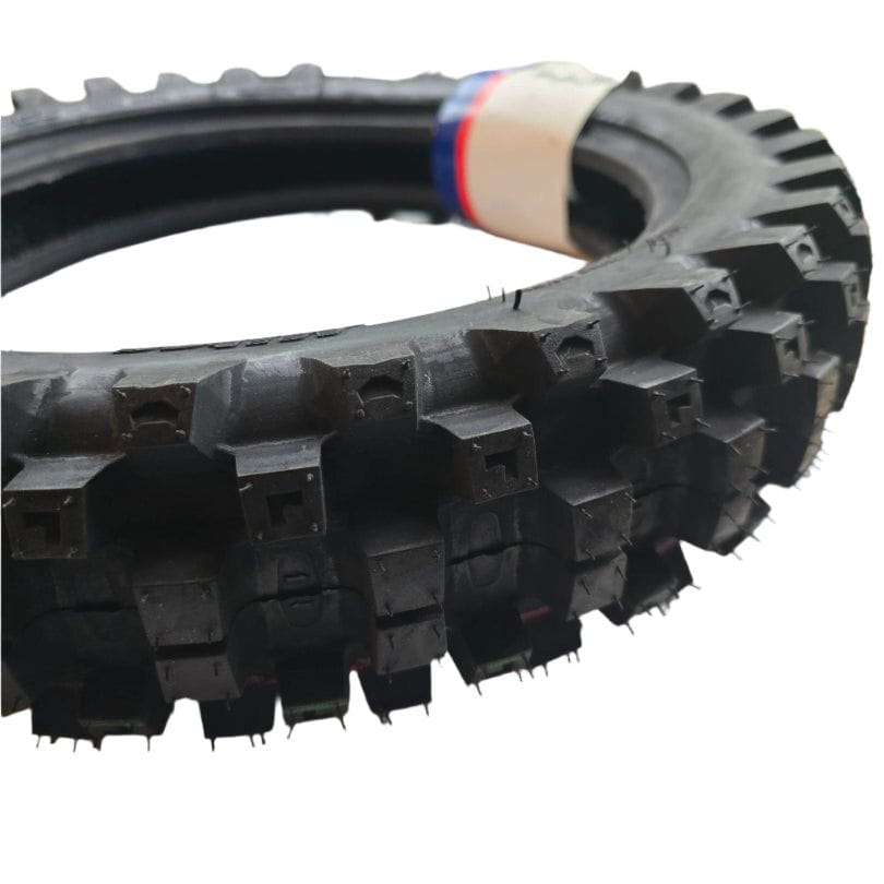 Cross/enduro tyre MITAS 80/100-12 TERRA FORCE-MX MH Rear Red & Green Stripe MEDIUM