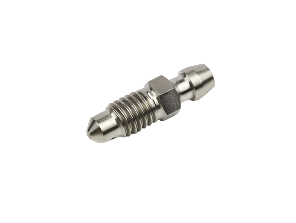 Bleeder screw with cap