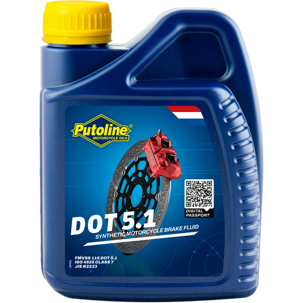 Putoline DOT 5.1 Brake Fluid 500ml  74043