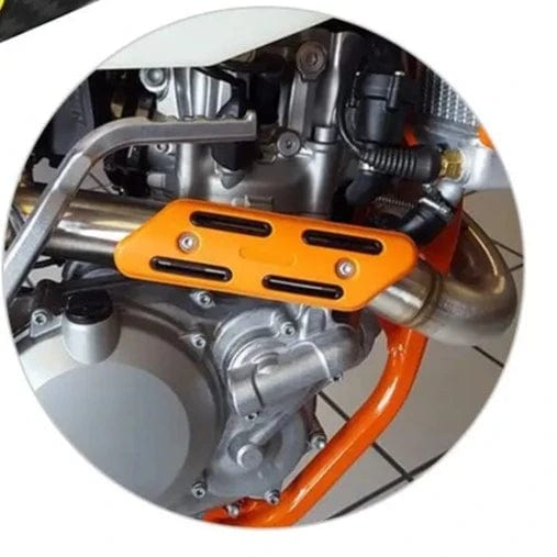 4 Stroke Exhaust Pipe Heat Shield Cover KTM/HUSQVARNA/GASGAS 2010-2024, Black