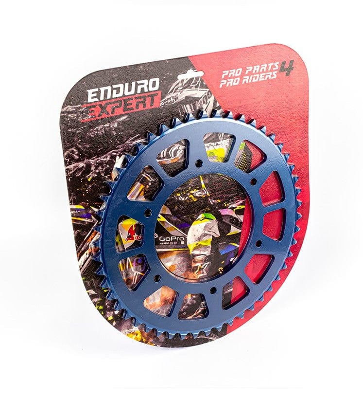 Pinion spate Beta RR '05-'12 Gas Gas '01-'19 Sherco '07-'24 Aluminiu RACING blue (52 dinti) Enduro Expert JTR822.52 82252RBEE
