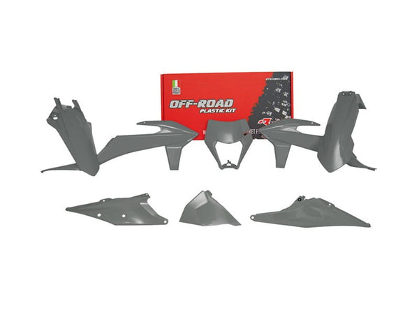 KTM Plastics Kit (No Fork Guards) XC-W/EXC 2020-2023 - Quantum Grey