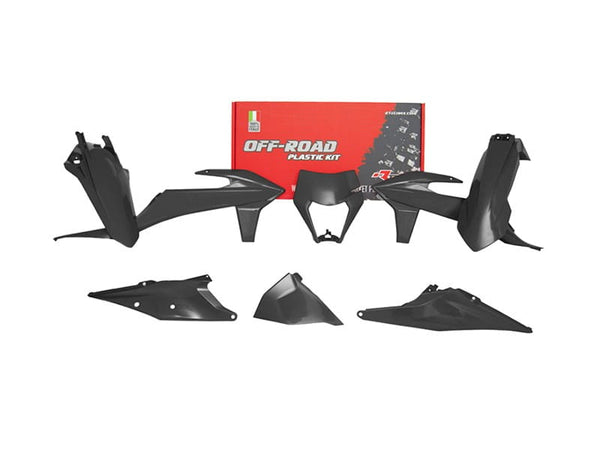 KTM Plastics Kit (No Fork Guards) XC-W/EXC 2019-2023 - Black