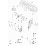 Placa presiune ambreiaj KTM/HUSQVARNA/GASGAS 2017-2024+