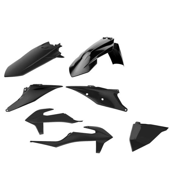 Plastic Kit KTM EXC/EXC-F 125 - 500 2020-2023 Black CeMoto