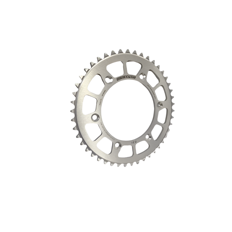 Pinion spate KTM/Husqvarna/GasGas 1990-2025 silver (50 dinti) aluminiu 89750RSEE