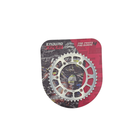 Pinion spate KTM/Husqvarna / Husaberg '90-'25 silver (51 dinti) aluminiu Enduro Expert