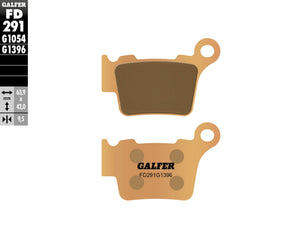 GALFER FD291G1396 KH368 Sintered Metallic (Gold) Off Road Brake Pads