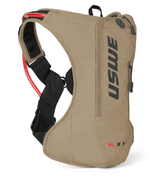 USWE Outlander 4L Hydration Backpack - front view tan/khaki