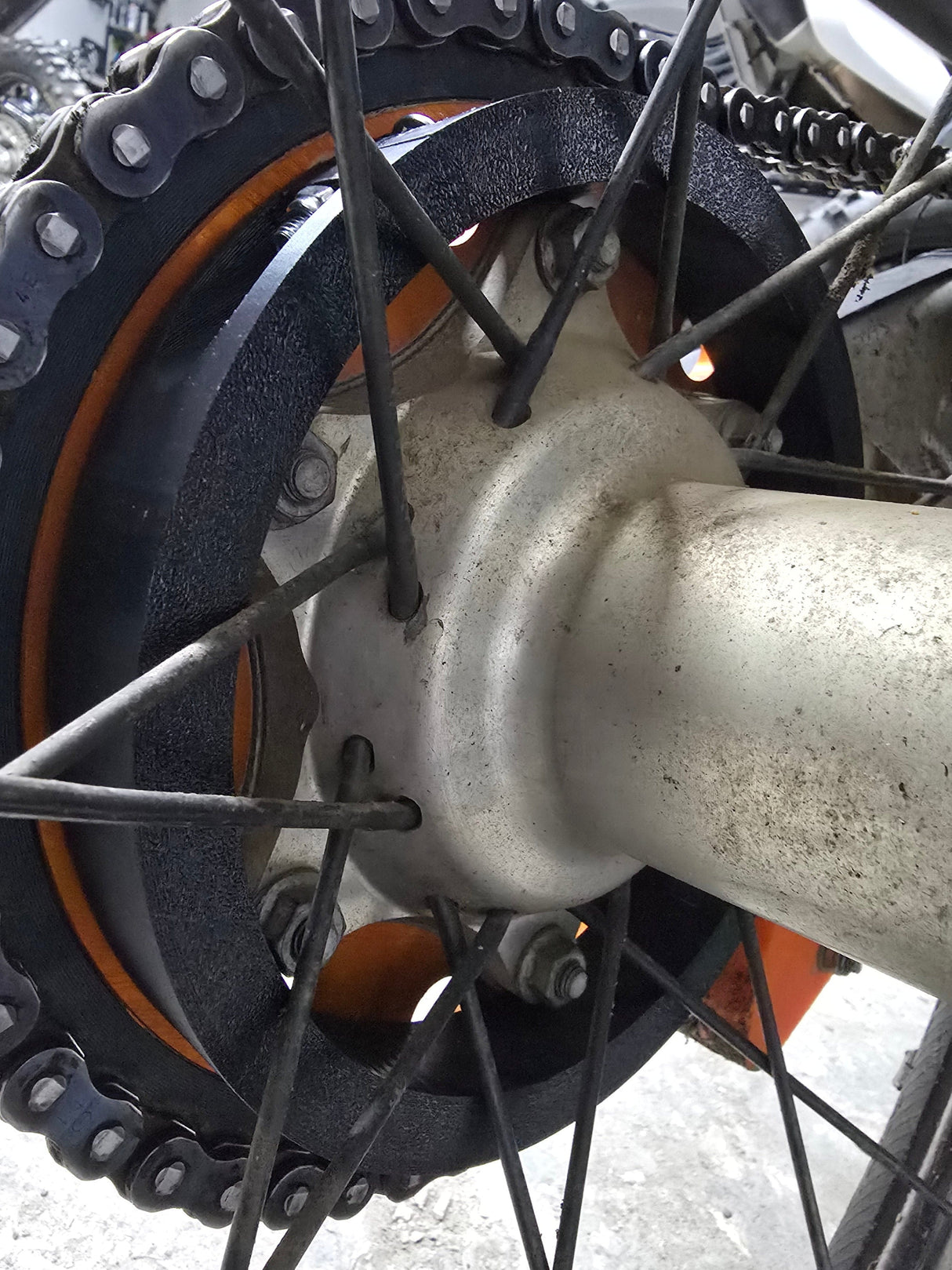 Chain Tangle Protector for KTM/Husqvarna/GASGAS/Beta ENDURO 18'' WHEELS